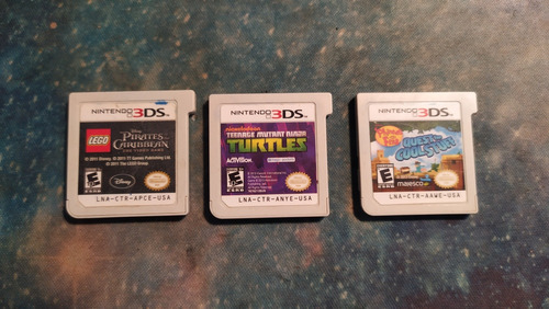 3 Juegos De Nintendo 3ds 2ds  Lego Tortugas Ninja Phineas 