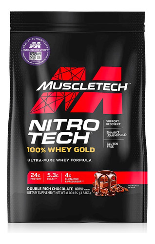 Nitrotech 100% Whey Gold 8 Lb Muscletech