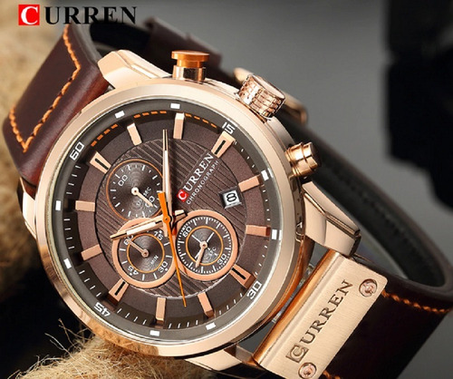 Relógio Masculino Curren 8291 Oferta Todo Funcional C.02