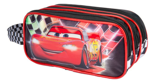 Lapicera Escolar Roja Del Rayo Mcqueen Cars Ruz
