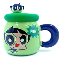 Comprar Taza Cerámica Chicas Superpoderosas Bellota Bombón Burbuja Verde Bellota