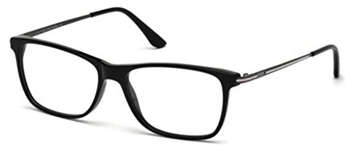 Montura - Tod's To5134 Eyeglass Frames - Shiny Black Frame, 