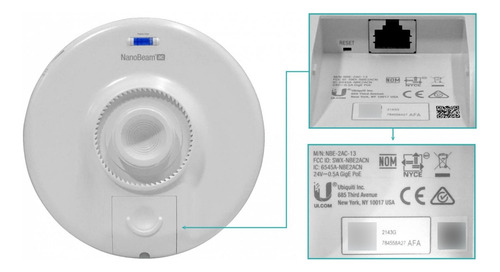 Ubiquiti Nanobeam Ac 2,4ghz 13dbi 27dbm Clickbox