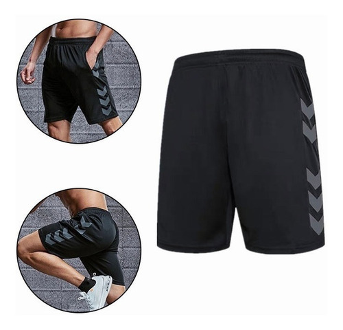 Gym Short Deportivo Correr Cómodo Elástico Fresco