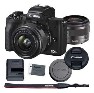 Canon Eos M50 Mark Ii Paquete De Cámara Digital Sin Espejo +