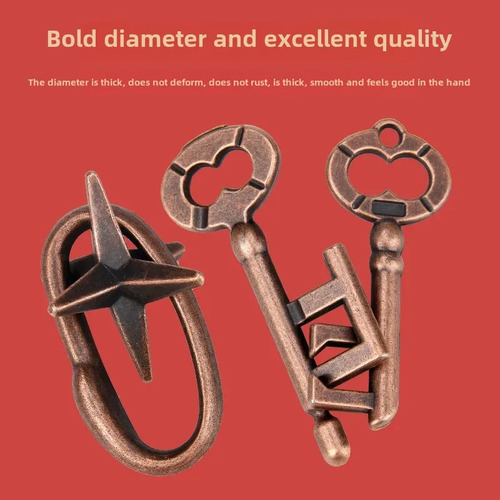 Alloy Puzzle Lock Brain Teaser Educational Toy