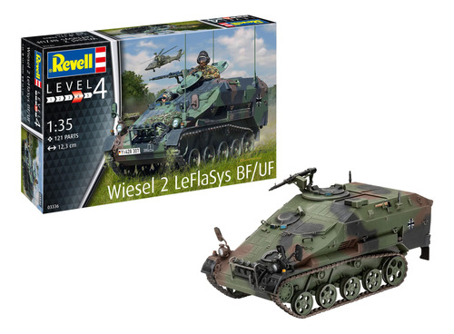 Revell  Wiesel 2 Leflasys Bf/uf 1:35 Escala Sin Construir/s.