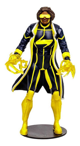 Figura De Acción Static Shock De Mcfarlane Toys Dc Multiverse