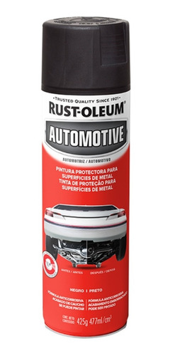 Pintura En Aerosol Rust-oleum Negro Antiruido --roll Steel--