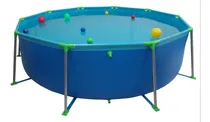 Comprar Pileta De Lona Redonda-3,10 Ø X 0,90-garantia 6 Años-fabrica