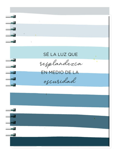 Cuaderno Mediano Tapa Dura - Sé La Luz