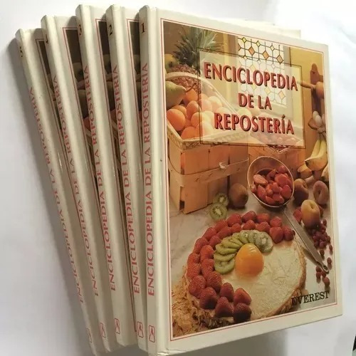 Libro Enciclopedia De Reposteria - Teubner - 5 Vol. Everest