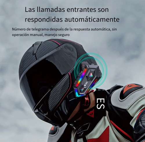 Intercomunicador Moto Mixio Y20max Casco Manos Libres Ip67