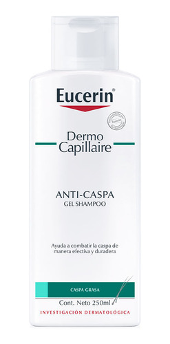 Shampoo Gel Anticaspa Eucerin Dermocapillaire X 250 Ml