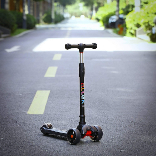 Allek Kick Scooter B02, Patinete Lean N Glide Con Ruedas Ext