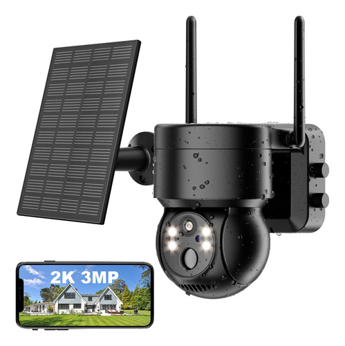 Venz 2k 3mp Security Cameras Wireless Outdoor, Smart 2.4ghz.