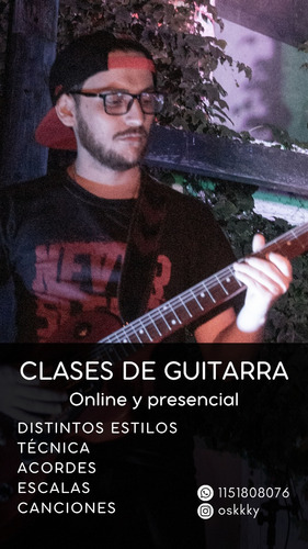 Clases De Guitarra. Presencial / Online 
