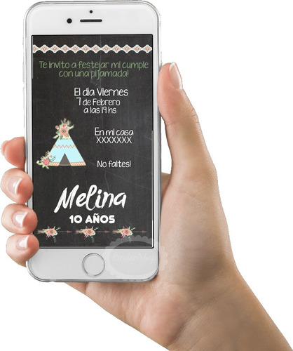 Pijama Party Invitación Tarjeta Digital Imprimible Whatsapp