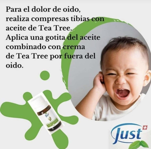 Aceite Tea Tree Manuca Cicatriza Y Regenera 10 Ml Swiss Just