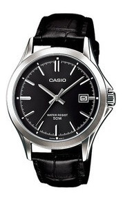 Reloj Casio Original Mtp 1380 5340 Cuero Negro Vendo Cambio