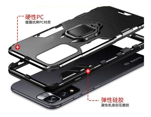 Estuche Antichoque Armor Para Xiaomi Redmi Note11 Poco M4pro
