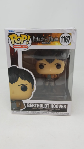 Funko Pop Attack On Titan Bertholdt Hoover Caja Con Detalle