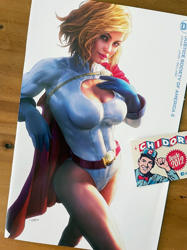 Comic - Justice Society #2 Tiago Da Silva Power Girl Sexy