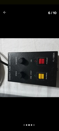 Flash De 1500w Sankey Con Control Remoto. Impecable Gris Blanco Frío (Usado)