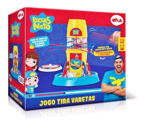 Jogo Tira Varetas Lucas Luccas Neto - Elka Brinquedos