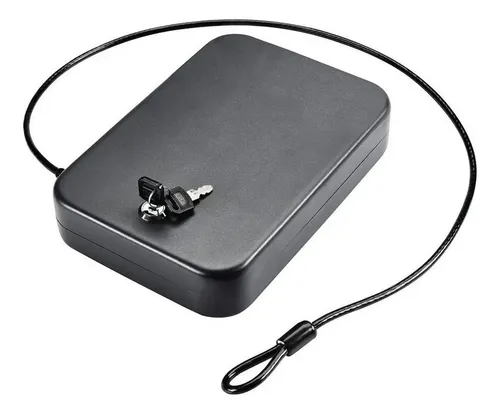 Caja Fuerte Portátil Con Código De 4 Dígitos - Impermeable, Antirrobo, Con Cable De Acero, Para Playa, Viajes Y Hotel