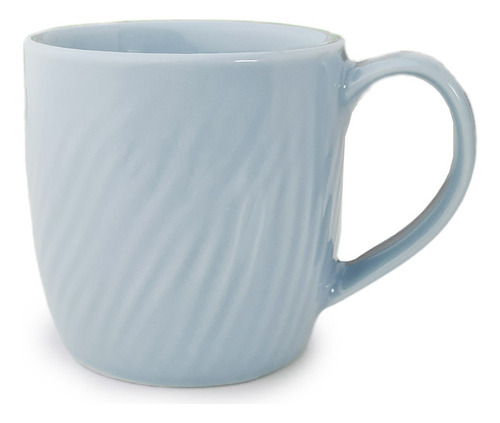 X 6 Jarro Mug Porcelana Germer Dunas 330 Ml Color Azul