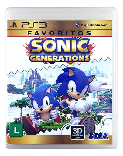 Sonic Generations Original Playstation 3 Ps3