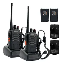 Comprar Handy Radio Uhf 16ch Manos Libres Vox Gadnic Kit X2 Handies Color Negro