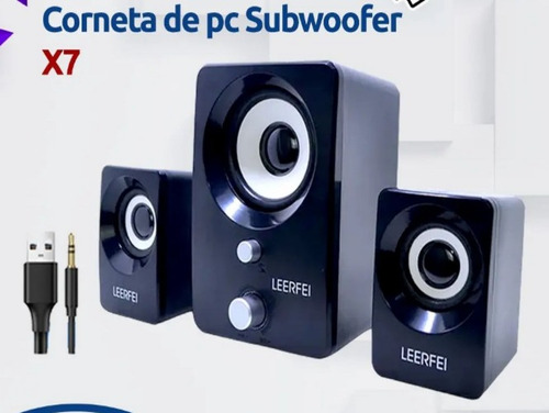 Cornetas Subwoofer Usb