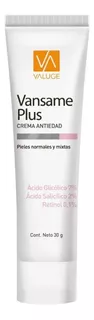 Vansame Plus Crema Suavizante 30g Arrugas Manchas Valuge