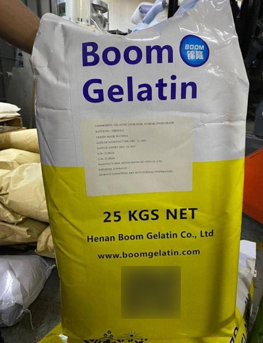 Gelatina Sin Sabor Bloom 250. Tienda Física
