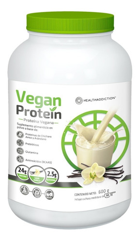 Proteína Vegana Healthaddiction Sabor Vainilla