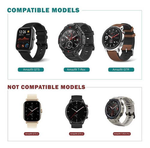 Imagen 5 de 5 de Cable Cargador Reloj Amazfit T-rex Gts Gtr 1 Mt - Stock