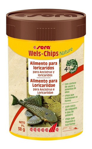 Alimento Peces En Tabletas Sera Wels-chips 100 Ml