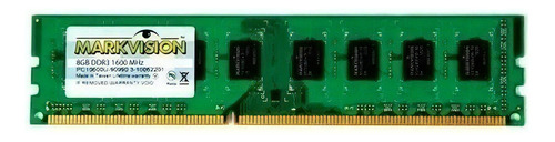 Memoria RAM color verde 8GB 1 Markvision K8GBD3-1600