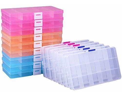 Lawei 15 Pack Caja De Joyería De Plástico - 15 Caja P118p