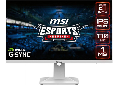 Monitor Fhd Led 27'' Msi Optix G274rw Gaming Color Blanco