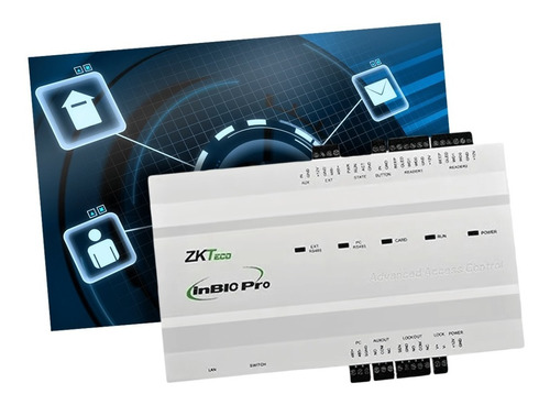 Panel Ip Biométricos Para Control De Acceso Inbio160 Zkteco