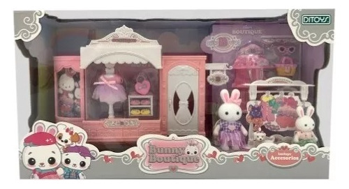Bunny Boutique Set Casa Conejitos Ditoys Original