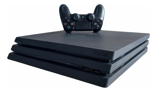 Playstation 4 Pro Play 4 Pro 2 Controles Perfeito Limpo Preto (Usado)