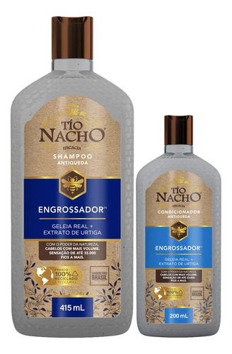 Kit Tio Nacho Engrossador Sh 415ml + Cond 200ml