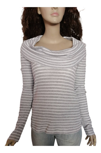 Polera Manga Larga Mujer Marca Gap Talla S Impecable