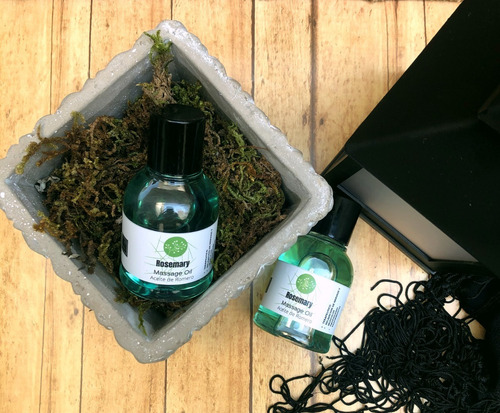 Imagen 3 de 3 de Aceite De Romero Para Masaje Terapeutico Y Relajante 16 Pzas