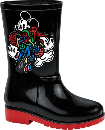 Bota De Lluvia Estampada Mickey Niño 2744 Id 1052550