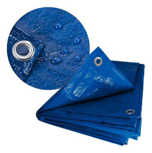 Lona Multiuso Color Azul 2mx3m 110g